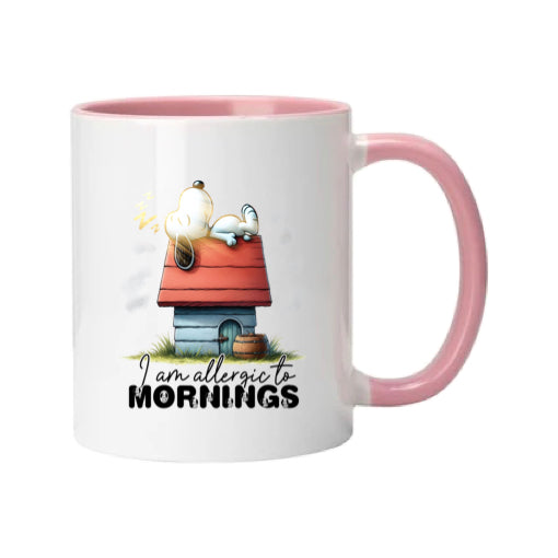 Mug - 11oz - I am allergic to mornings 2