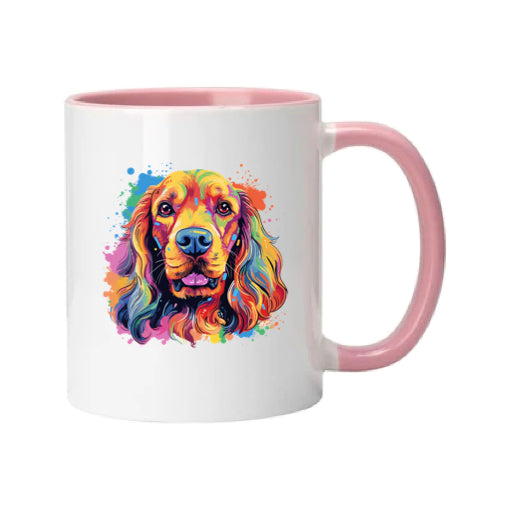 Mug - 11oz - Cocker Spaniel in vibrant watercolours 1