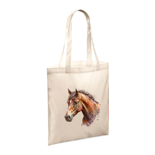 Polyester Tote Bags 10ltr with Watercolour Horses