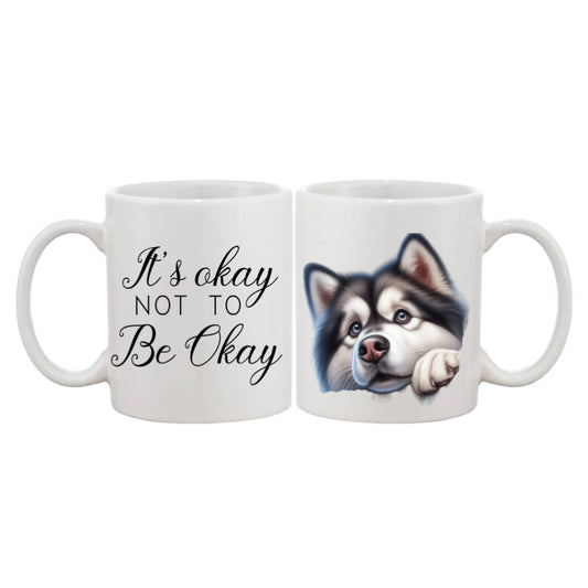 Mug - 11oz - Mental Health 14 & Peaking Malamute 3