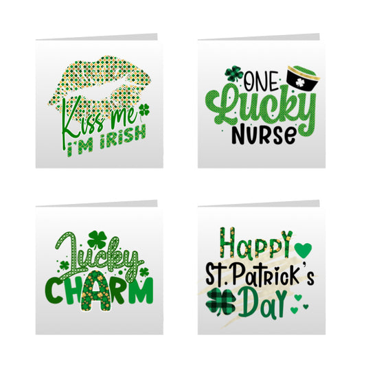 Square Greeting Cards for St Patricks Day
