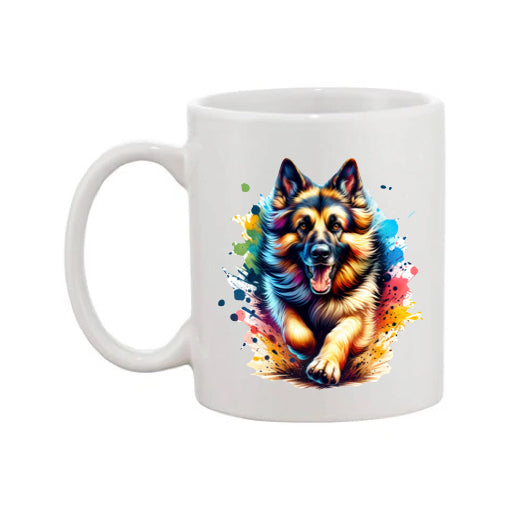 Mug - 11oz - Paint Splashed German Shepherd