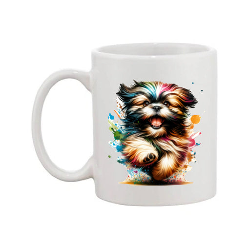Mug - 11oz - Paint Splashed Shih Tzu