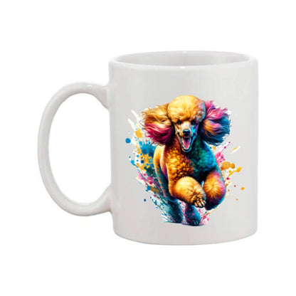 Mug - 11oz -Paint Splashed Poodle