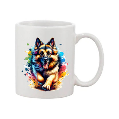 Mug - 11oz - Paint Splashed German Shepherd