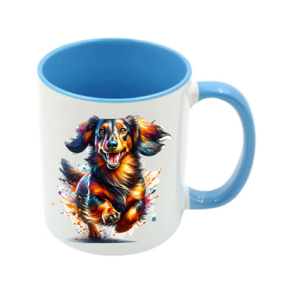Mug - 11oz - Paint Splashed Dachshund