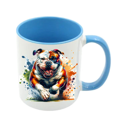 Mug - 11oz - Paint Splashed American Bulldog