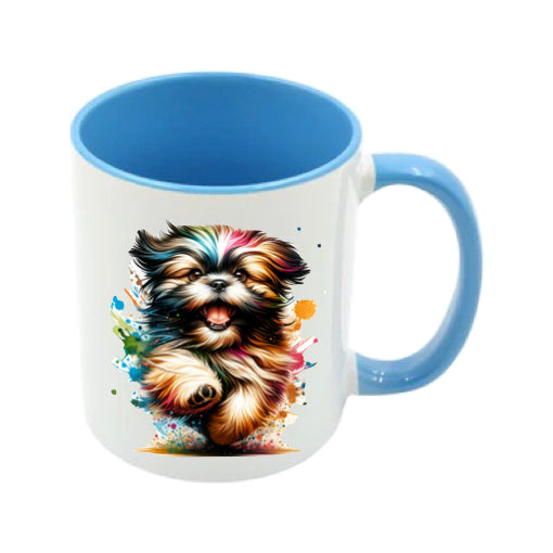 Mug - 11oz - Paint Splashed Shih Tzu