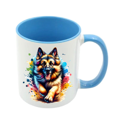 Mug - 11oz - Paint Splashed German Shepherd