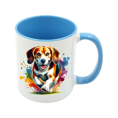 Mug - 11oz - Paint Splashed Beagle