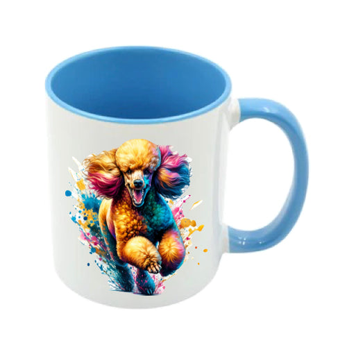 Mug - 11oz -Paint Splashed Poodle