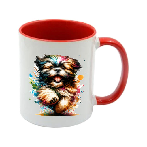 Mug - 11oz - Paint Splashed Shih Tzu