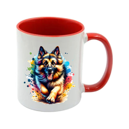 Mug - 11oz - Paint Splashed German Shepherd