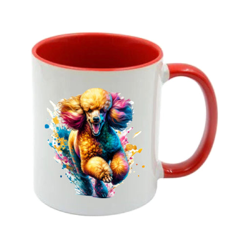 Mug - 11oz -Paint Splashed Poodle
