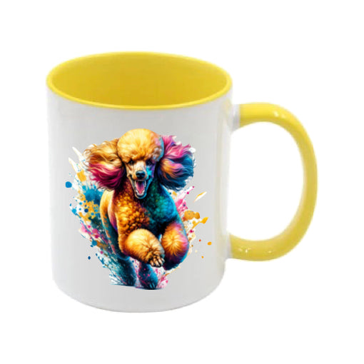 Mug - 11oz -Paint Splashed Poodle