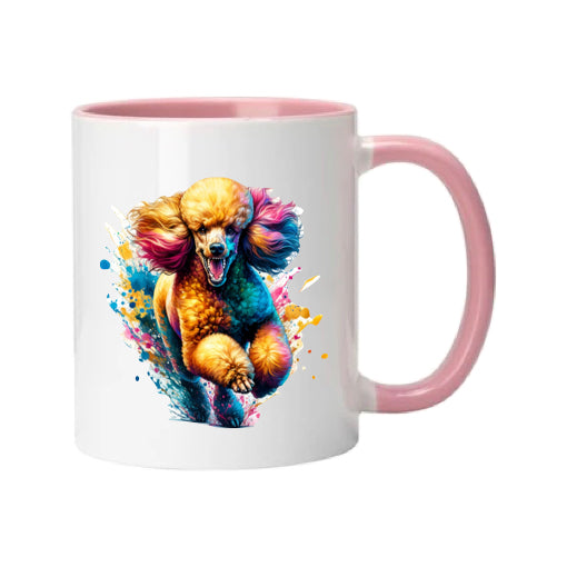 Mug - 11oz -Paint Splashed Poodle