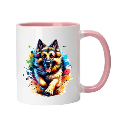 Mug - 11oz - Paint Splashed German Shepherd