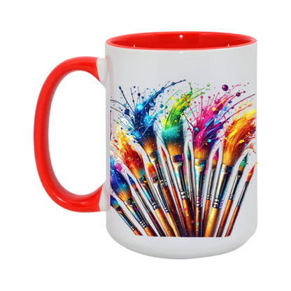 Mug - 15oz - Paint Brushes 9