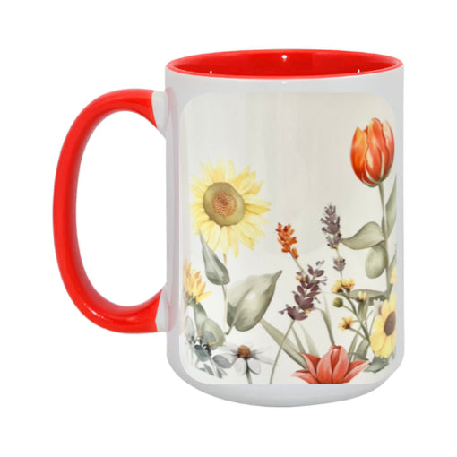 Mug - 15oz - Floral 6