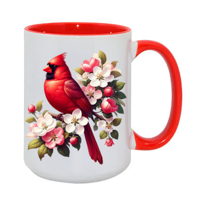 Mug - 15oz - Red Cardinal Bird 2
