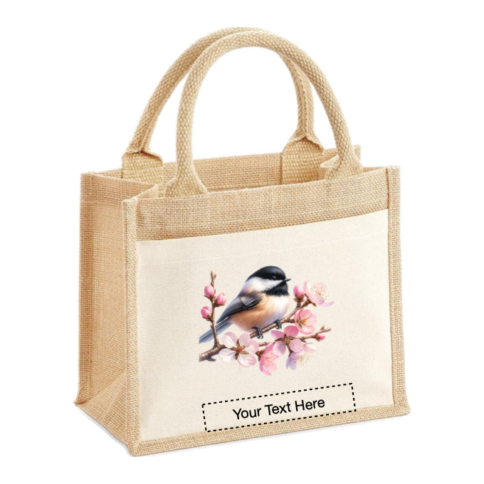 Jute Tote Bags - With 20 different Watercolour Birds - Group A
