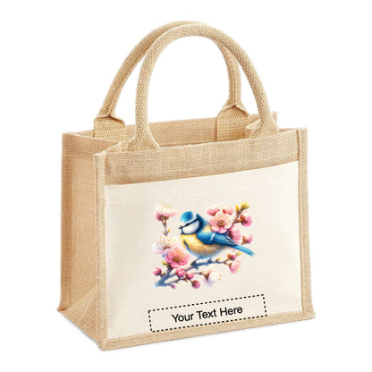Jute Tote Bags - With 20 different Watercolour Birds - Group A