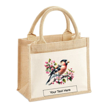 Jute Tote Bags - With 20 different Watercolour Birds - Group A
