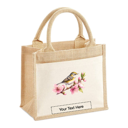Jute Tote Bags - With 20 different Watercolour Birds - Group A