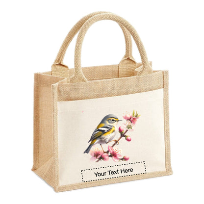 Jute Tote Bags - With 20 different Watercolour Birds - Group A