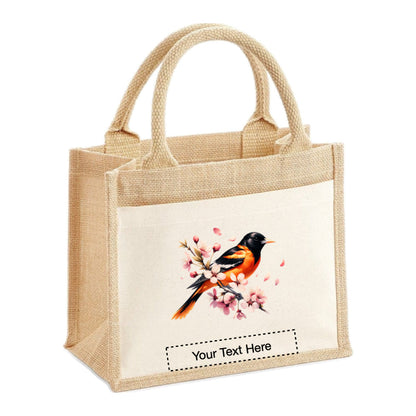 Jute Tote Bags - With 18 different Watercolour Birds - Group B