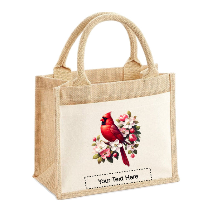 Jute Tote Bags - With 18 different Watercolour Birds - Group B