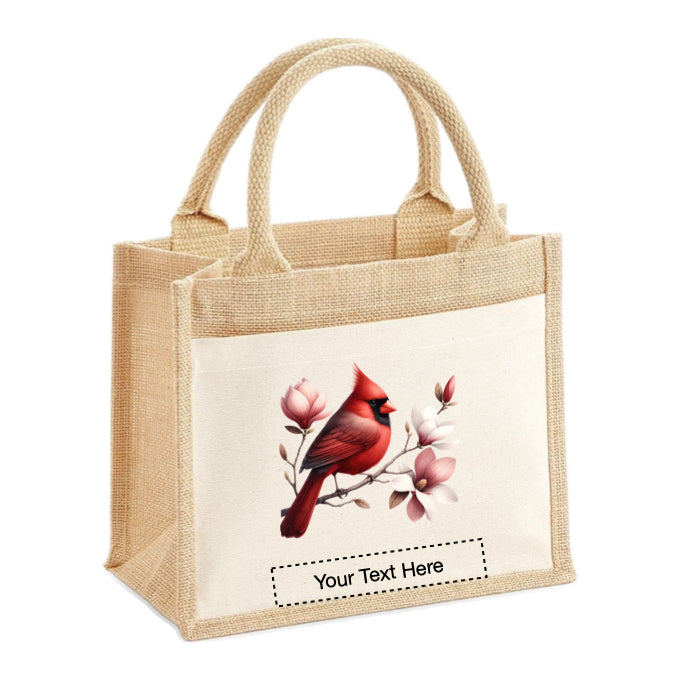 Jute Tote Bags - With 18 different Watercolour Birds - Group B