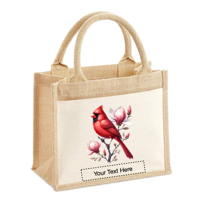 Jute Tote Bags - With 18 different Watercolour Birds - Group B