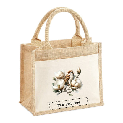 Jute Tote Bags - With 18 different Watercolour Birds - Group B