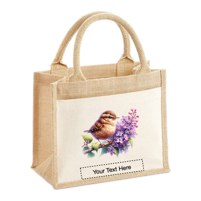 Jute Tote Bags - With 18 different Watercolour Birds - Group B