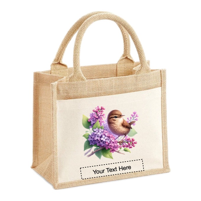 Jute Tote Bags - With 18 different Watercolour Birds - Group B