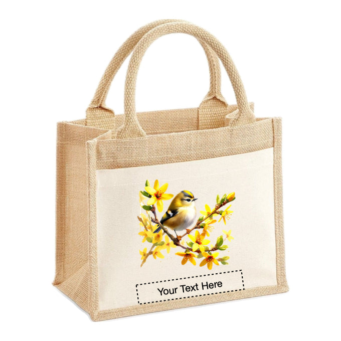 Jute Tote Bags - With 18 different Watercolour Birds - Group B