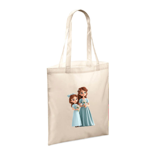 Polyester Tote Bags 10ltr - Woman & Child with Flowers
