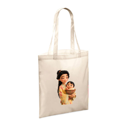 Polyester Tote Bags 10ltr - Woman & Child Hugging