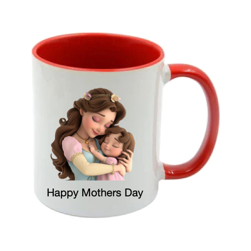 Mug - 11oz - Lady & Girl Hugging 7