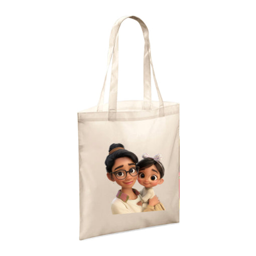 Polyester Tote Bags 10ltr - Woman & Child Hugging