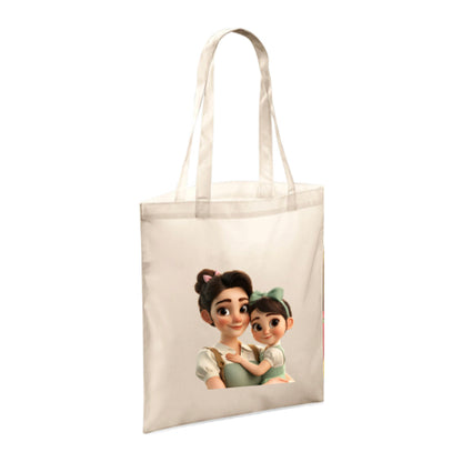 Polyester Tote Bags 10ltr - Woman & Child Hugging