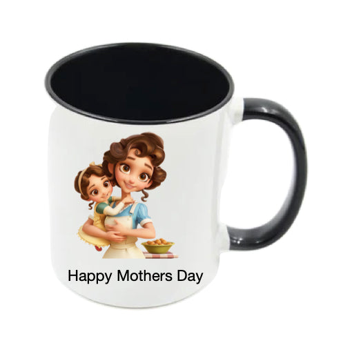 Mug - 11oz - Lady & Girl Hugging 22