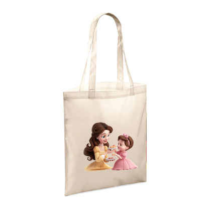Polyester Tote Bags 10ltr - Woman & Child with Food & Drink