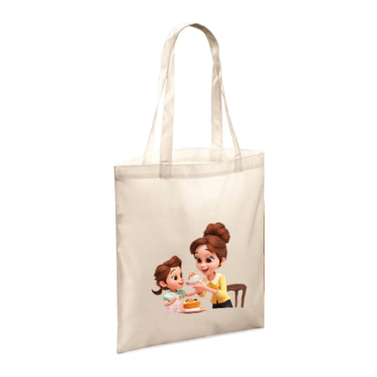 Polyester Tote Bags 10ltr - Woman & Child with Food & Drink