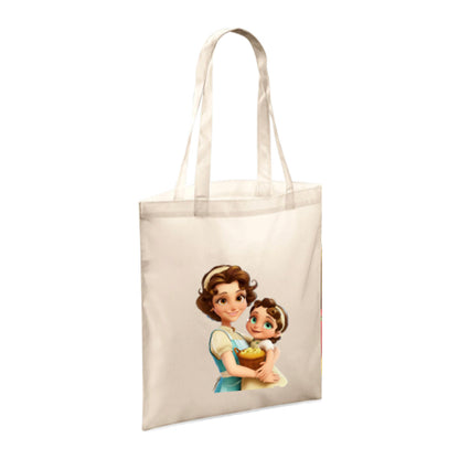 Polyester Tote Bags 10ltr - Woman & Child with Food & Drink