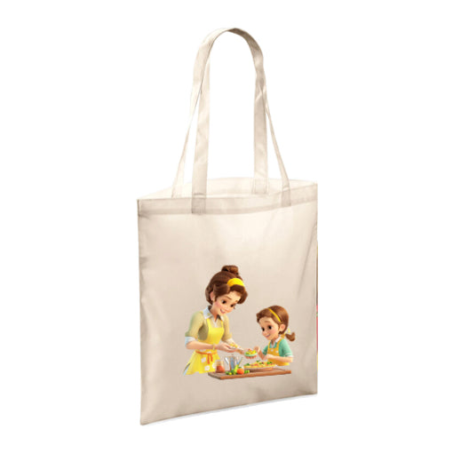 Polyester Tote Bags 10ltr - Woman & Child with Food & Drink