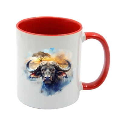 Mug - 11oz - African Safari Wild Animal - Buffalo 2