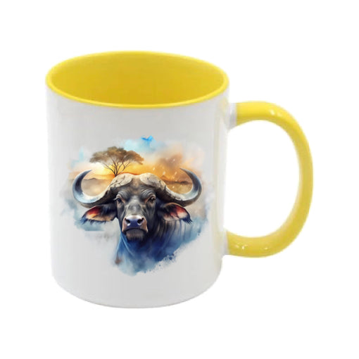 Mug - 11oz - African Safari Wild Animal - Buffalo 2