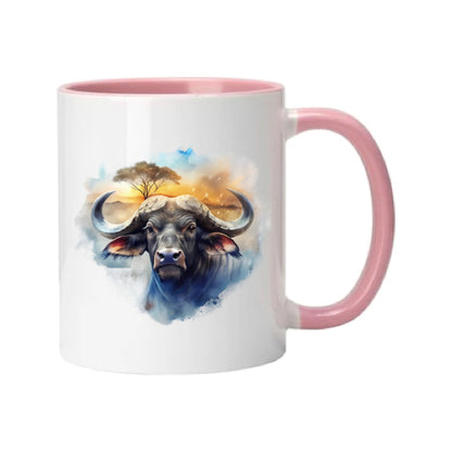 Mug - 11oz - African Safari Wild Animal - Buffalo 2
